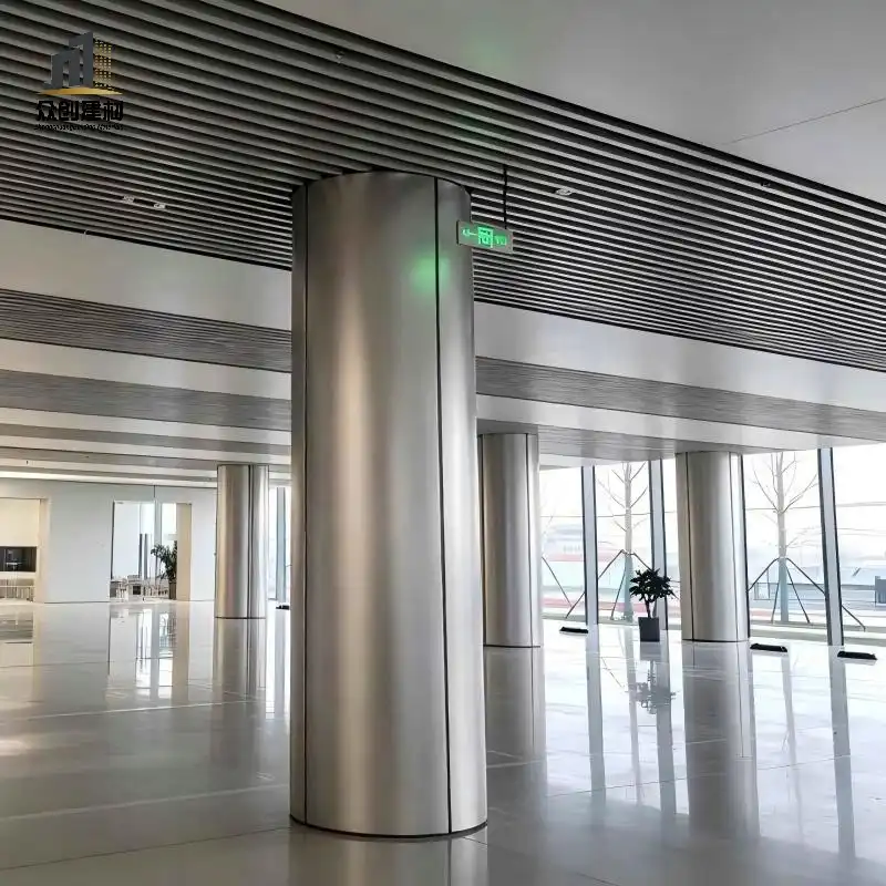 Round Aluminum Column Cladding